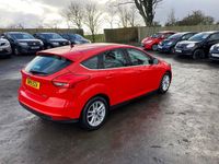 Used Ford Focus Zetec 2015 Red Hatchback