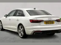 Used Audi A4 S-Line 150 HP (110 kW) 2021 White Sedan