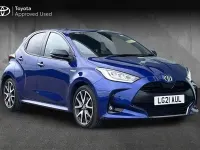 Used Toyota Yaris 114 HP (83 kW) 2021 Blue Hatchback
