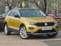 Used VW T-Roc SEL 150 HP (110 kW) 2019 Yellow SUV