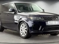 Used Land Rover Range Rover Sport Dynamic 404 HP (297 kW) 2021 Portofino blue SUV