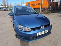 Used VW Golf VII S 105 HP (77 kW) 2014 Blue Estate