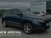 Used Skoda Karoq SE 113 HP (83 kW) 2019 Lava blue metallic SUV