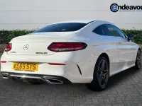 Used Mercedes C220 AMG line 2020 White Coupe