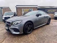 Used Mercedes E220 AMG Line Premium 194 HP (142 kW) 2018 Grey Coupe