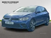 Used VW Polo R-line 95 HP (69 kW) 2024 Blue Hatchback