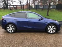 Used Tesla Model Y Long Range AWD 378 kW (514 HP) 2022 Blue SUV