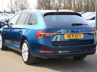 Used Skoda Superb SE L 147 HP (108 kW) 2022 Petrol blue metallic Estate