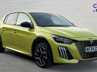 Used Peugeot e-208 GT 114 kW (156 HP) 2024 Yellow Hatchback