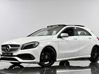 Used Mercedes A200 AMG Line Premium Plus 136 HP (100 kW) 2017 White Hatchback