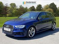 Used Audi S3 Sportback Black Edition 2017 Blue Hatchback