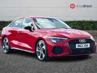 Used Audi A3 Advanced 150 HP (110 kW) 2021 Red Sedan