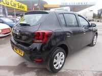 Used Dacia Sandero Ambiance 72 HP (52 kW) 2018 Black Hatchback