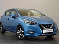 Used Nissan Micra Acenta 88 HP (64 kW) 2018 Blue Hatchback