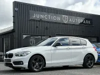 Usado BMW 116 Sport Line 2019 Blanco Utilitario