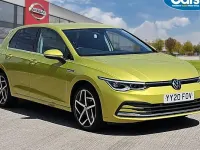 Used VW Golf VII Style 150 HP (110 kW) 2020 Yellow Hatchback