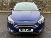 Used Ford Focus Titanium 120 HP (88 kW) 2015 Blue Estate