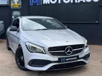 Used Mercedes CLA200 AMG line 156 HP (114 kW) 2018 Silver Sedan