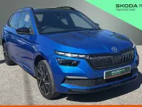 Used Skoda Kamiq Monte Carlo 110 HP (80 kW) 2024 Race blue metallic SUV