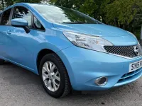Used Nissan Note Acenta 80 HP (58 kW) 2015 Blue Hatchback