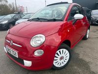 Used Fiat 500 Pop 2012 Red Cabriolet