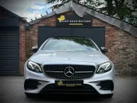 Usado Mercedes E220 AMG Line Premium Plus 194 CV (142 kW) 2017 Plateado Coupe