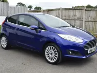 Used Ford Fiesta Zetec 82 HP (60 kW) 2016 Blue Hatchback