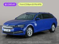 Used Skoda Superb SE Technology 218 HP (160 kW) 2021 Blue Estate