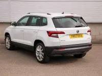 Used Skoda Karoq SE L 150 HP (110 kW) 2018 White SUV