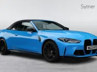 Used BMW M4 Competition Edition 503 HP (369 kW) 2023 Blue Cabriolet