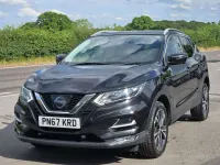 Used Nissan Qashqai N-Connecta 2017 Black SUV
