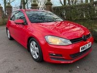 Used VW Golf VII SE 125 HP (91 kW) 2013 Red Hatchback