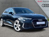 Used Audi A3 S-Line 147 HP (108 kW) 2023 Black Sedan