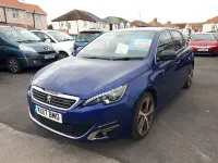 Używany Peugeot 308 GT-line 120 KM (88 kW) 2017 Niebieski Hatchback