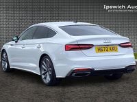 Used Audi A5 Sportback S-Line 161 HP (118 kW) 2022 White Hatchback