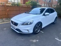 Used Volvo V40 R-Design 2015 White Hatchback