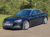 Begagnad Audi A5 Cabriolet S-Line 190 HK (139 kW) 2018 Svart Cab