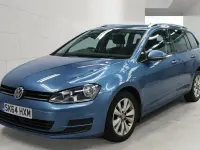 Used VW Golf VII SE 105 HP (77 kW) 2014 Blue Estate