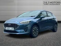 Used Ford Fiesta Titanium 2022 Blue Hatchback
