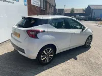 Used Nissan Micra Acenta 71 HP (52 kW) 2018 White Hatchback