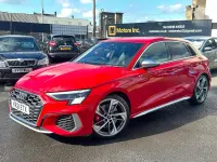 Used Audi S3 Sportback 310 HP (228 kW) 2021 Red Hatchback