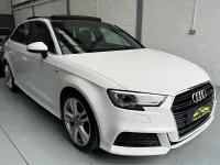 Used Audi A3 S-Line 150 HP (110 kW) 2016 White Hatchback