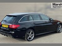 Used Mercedes C350e AMG Line Premium 293 HP (215 kW) 2017 Black Estate