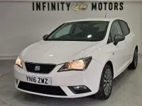 Used Seat Ibiza CONNECT 90 HP (66 kW) 2016 White Hatchback
