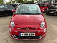 Used Fiat 500 Lounge 69 HP (50 kW) 2018 Red Hatchback