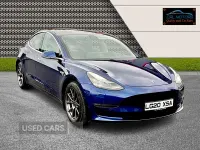 Used Tesla Model 3 Long Range AWD 366 kW (498 HP) 2020 Blue Sedan