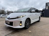Used Toyota Estima Hybrid 2014 Pearl white MPV