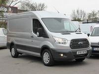 used Ford Transit 350/130 TREND L2 H2 MWB MEDIUM ROOF IN SILVER WITH AIR CONDITIONING,PARKING