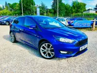 Used Ford Focus Zetec 125 HP (91 kW) 2017 Blue Hatchback