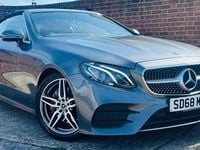 Used Mercedes E220 AMG line 194 HP (142 kW) 2018 Grey Cabriolet
